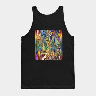 Abstract Background Tank Top